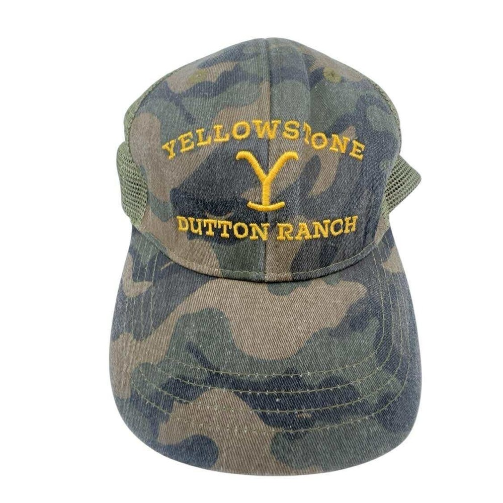 Yellowstone Dutton Ranch Hat Camo Trucker‎ Cap Y Adjustable Adult